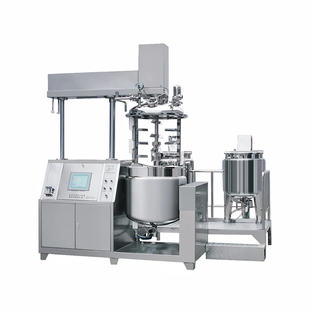 Mezclador homogeneizador de vacío de loción, mezclador de vacío de ungüento, máquina homogeneizadora emulsionante, máquina mezcladora de calentamiento para líquido