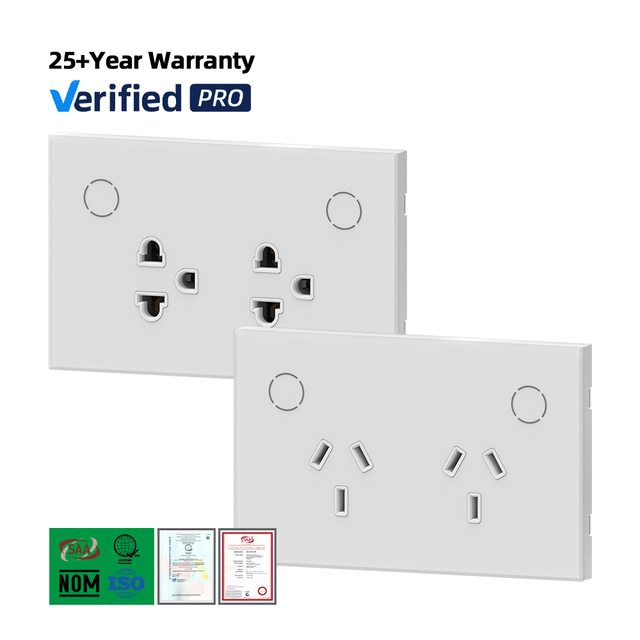 IGOTO Factory Direct Smart Socket Plug US Standard 15A Dual Socket/A+C Interface Wireless Electrical Plug Outlet