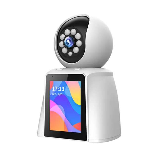 2024 New 3MP video gọi điện thoại máy ảnh wifi thông minh máy ảnh với 2.8 inch IPS màn hình trong nhà tự động theo dõi không dây PTZ mạng Máy ảnh