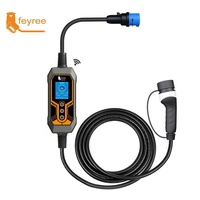 Chargeur de voiture électrique Feyree 7KW 32A portable, chargeur EV GBT, application WIFI, télécommande, station de recharge rapide AC EV