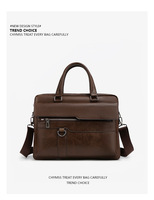 Modische PU-Business-Umhängetasche mit Reißverschluss, Anpassbare Laptop-Aktentasche, Bestseller für Herren und Damen mit Polyester-Futter
