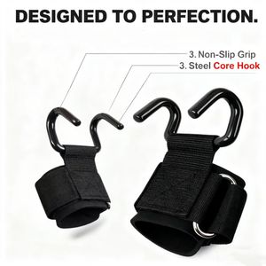 Attelle de protection du poignet pour l'exercice de musculation avec barre horizontale, pour l'entraînement de la force de la main gauche, crochet pour la paume - Product Image 5