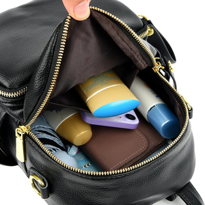 Fashion Backpack <strong>Women</strong> Shoulder Bag Elegant <strong>Rucksack</strong> Ladies Travel Bag Multifunctional School Bags Female Soft <strong>Leather</strong> Back Pack - Product Image 5