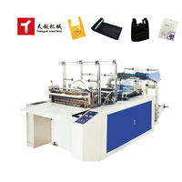 TIANYUE Machine de production de sacs alimentaires en plastique à fermeture éclair pour scellage à chaud écologique à 3 joints