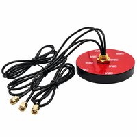 Antenne combinée 3-en-1 à montage sur vis 4G 698-2700 MHz WiFi 2400-2500 MHz GPS 1575,75 MHz pour SMA Mâle