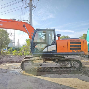 รถขุดไฮดรอลิกขนาดใหญ่ Hitachi ZX210 มือสอง 21 ตัน รุ่นดั้งเดิม ZX210LC-5G ZX210-6A เครื่องยนต์ Isuzu พร้อมอุปกรณ์เสริมฟรี - Product Image 1
