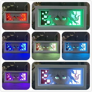 Anime ojo caja de luz <span class=keywords><strong>Danganronpa</strong></span> <span class=keywords><strong>3</strong></span> Nagito Komaeda caja de luz personalizar Manga Led lámpara de noche decoración de dormitorio luz nocturna animación - Product Image 6