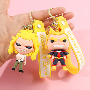 <span class=keywords><strong>6</strong></span> diseño 3D suave PVC figura pedante llavero con banda para los fans de Anime <span class=keywords><strong>My</strong></span> Hero Academia como regalos - Product Image 5
