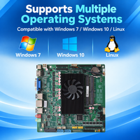 SH68U Thin Mini ITX dengan Prosesor SOC I5 6300U Terintegrasi 2X DDR4 COM RS232 RS485 M.2 SSD SATA3.0 Motherboard Industri
