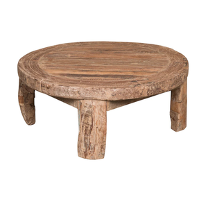 Table basse en bois massif moderne KAMAL ART and CRAFT, faite à la main, pour salon, chambre, hôtel, resort, extérieur - Product Image 2