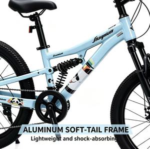 Mountain bike da 22 pollici con cambio a 7 velocità, realizzata in lega <span class=keywords><strong>di</strong></span> alluminio leggera, adatta per adolescenti - Product Image 3