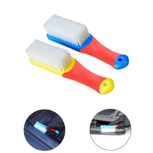 Spazzole Flessibili in Plastica Peluche per Interni Auto, Spazzola per <span class=keywords><strong>Lavaggio</strong></span> Auto <span class=keywords><strong>con</strong></span> Manico Antiscivolo Blu, Facile da Pulire - Product Image 4