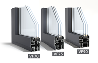 Fenêtres pliantes horizontales en aluminium à pont thermique de haute qualité pour cuisine moderne, insonorisées, isolantes thermiquement, résistantes à la pluie et au vent