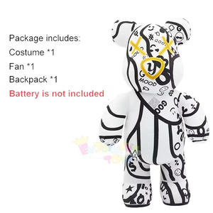 Disfraz Inflable de Oso de Peluche con Diseño de Animal de Dibujos Animados, para Adultos y Niños, Ideal para Fiestas y Cosplay - Product Image 2