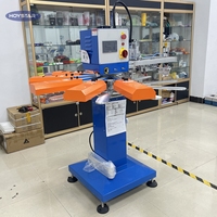 Machine de sérigraphie rotative à 10 postes de travail pour chaussettes antidérapantes