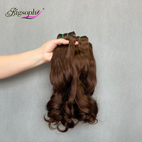 SDD Venta al por Mayor de Cabello Vietnamita Super Double Drawn, Cabello Virgen con Rizos Voluminosos, Extensiones de Cabello Humano