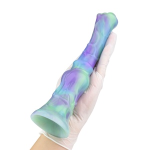YOCY Liquid Silicone Horse <b>Dildo</b> 9.8 Inch Long Monster <b>Dildos</b> Realistic Animal Penis Anal Plug Sex Toys for Adult - Product Image 2