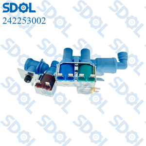 242253002 réfrigérateur vanne <span class=keywords><strong>d</strong></span>'entrée <span class=keywords><strong>d</strong></span>'<span class=keywords><strong>eau</strong></span> pièces fiables 120V réfrigérateur machine à glaçons vanne <span class=keywords><strong>d</strong></span>'entrée <span class=keywords><strong>d</strong></span>'<span class=keywords><strong>eau</strong></span> solénoïde pour Frigidaire - Product Image 1
