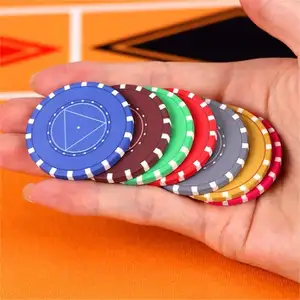 YH eğlence kumar cips 39mm özel rulet cips Casino rulet tekerlek masa oyunu için seramik çip