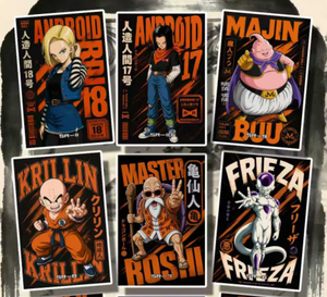 Cartes de collection <span class=keywords><strong>Dragon</strong></span> <span class=keywords><strong>Ball</strong></span> format A6, cartes d'art rares Son Goku Saiyan Vegeta, cartes à jouer en papier coloré pour les fans de DBZ - Product Image 4