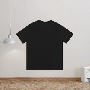 A2808 Men's Short-Sleeved Round Neck T-Shirt Youth Style Printed Polyester/Cotton Woven Fabric 200 Grams Weight - Product Image 3