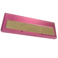 Clavier en aluminium anodisé sur mesure avec options de fraisage CNC et d'électroérosion à fil en acier inoxydable