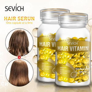 להפוך את עצמו החלקת תיקון שיער Argan שמן מותג פרטי שיער צמיחה ויטמין כמוסת סרום