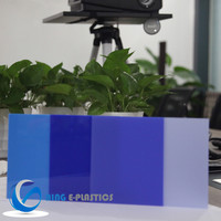 Hoja Ning E-Plastics PMMA Tamaño personalizado Techo Color Acrílico Hoja acrílica sólida