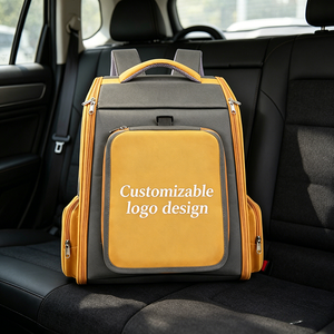 กระเป๋าเป้สะพายหลังสำหรับสัตว์เลี้ยง แมว สุนัข สำหรับเดินทาง เดินป่า ระบายอากาศได้ดี ความจุขนาดใหญ่ มีหน้าต่างตาข่าย เปิดด้านหน้าได้ - Product Image 2