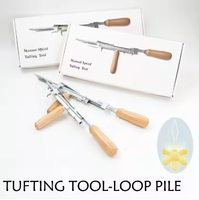 Vente en gros Nouveau Offre Spéciale Outil de touffetage manuel à vitesse 8-15mm/45-53mm Hauteur de poil Pistolet à touffeter manuel pour tapis