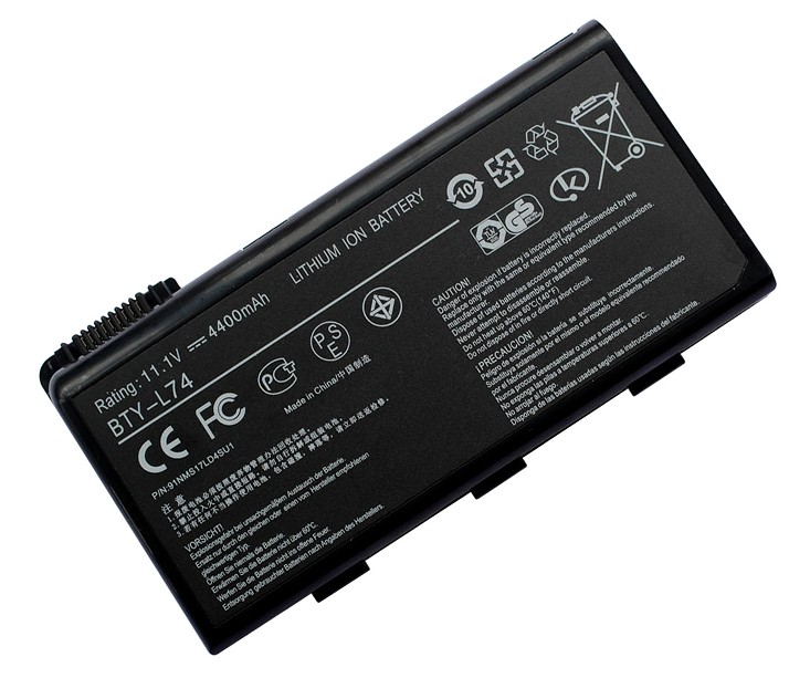 Хорошее качество изготовления Аккумулятор для ноутбука MSI BTY-L74 CR500, CR600, CR610, CX600, CR620, CX700, CR700, A5000, A6000