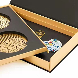Boîte cadeau rigide en forme <span class=keywords><strong>de</strong></span> livre, finition mate, matériaux recyclés, doublure en coton, emballage <span class=keywords><strong>personnalisé</strong></span> pour sushi, chewing-gum, sucre, nouilles - Product Image 5