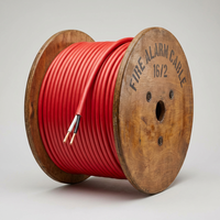 Listé 2x1.5mm2 câble d'alarme incendie FPLR en cuivre massif, câble d'alarme incendie en PVC d'arabie saoudite pour système de sécurité
