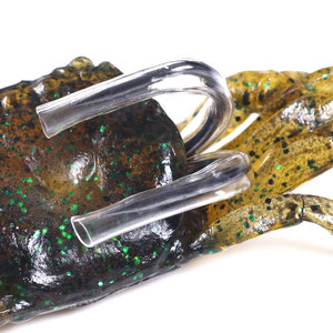 Mồi câu cá mềm 10cm 30g hình con cua giả có móc câu cá chép - Product Image 2