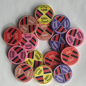 Vente en gros de jetons de poker Texas Hold'em <span class=keywords><strong>Monte</strong></span> <span class=keywords><strong>Carlo</strong></span> en céramique Jetons de cartes d'échecs rectangulaires - Product Image 3