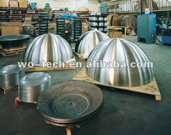 Metal Spinning Manufacturing Sheet Metal Fabrication Copper Mixing Bowl