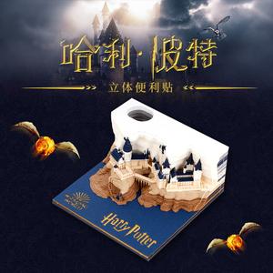 Exquisitos regalos <span class=keywords><strong>de</strong></span> vacaciones personalizables, Castillo Mágico con lámpara, escultura <span class=keywords><strong>de</strong></span> papel, arte, blocs <span class=keywords><strong>de</strong></span> notas 3D para escritorio <span class=keywords><strong>de</strong></span> escritura - Product Image 2