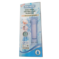 Filter Sedimen PP Melt-Blown Standar 10 Inci 1 Mikron, Pra-Filter Pemurni Air PC, Menghilangkan Karat, Pasir, Food-Grade
