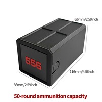 Boîte de rangement pour munitions calibre 5,56, design tiroir, couleur personnalisable, accessoires de tir et de chasse