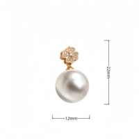 Nouveau collier pendentif NFC imitation perle 13,56 MHz RFID Bijoux NFC Cadeaux pour femmes Contrôle d'accès permanent préservé Pendentif