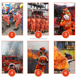 Combinaison de pompier ignifuge haute performance, équipement de sécurité, combinaison imperméable pour la lutte contre les incendies en forêt - Product Image 6