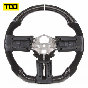 Volant en fibre de carbone TDD compatible avec Ford Mustang GT GT 5.0 S550 GT500 Shelby EcoBoost Volant Mustang - Product Image 3