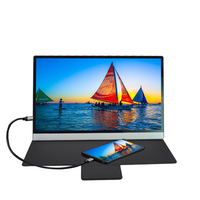 15.6 ''17.3 pouces Portable IPS LCD écran tactile moniteur 1920*1080 60HZ type-c USB pour bureau jeu PC téléphone affichage étendu