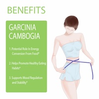 Cápsulas de Garcinia Cambogia OEM/ODM, Gran Venta, Apoyo Natural para Hábitos Alimenticios y Energía - Vegano, Sin OMG, Sin Gluten