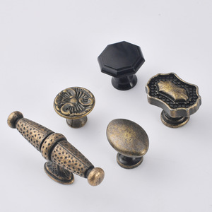 Furniture Handle And <b>Knob</b> Zinc Alloy Octagonal Drawer European Style Durable - Product Image 1