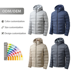 Chaqueta con Capucha para Niños al por Mayor, Chaqueta Acolchada Lisa Personalizada para Niños L3006 - Product Image 1