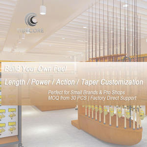 光沢バスジギングロッドブランク炭素繊維カスタム長さ & アクションOEM/ODM米国向けロッドビルダー - Product Image 4