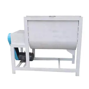 Factory Direct Sale Ribbon Mixing Machine Mini Poultry Mill Processing Equipment 1 Ton Feed Mixer