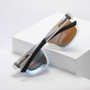 New Trendy <b>Square</b> Polarized Anti-UV OEM Brand Driving Fishing Wear Outdoor Sport Sunglasses Custom Logo Unisex Fashion Running - Product Image 2