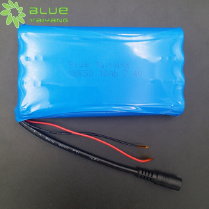 Azul Taiyang 7,4 V 10000 mAh recargable <span class=keywords><strong>18650</strong></span> 10ah batería de litio 7,4 V 2s Lipo 2s 10000 Mah - Product Image 3